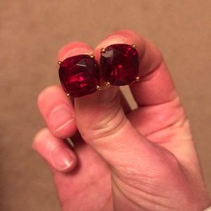 Ruby Kate Spade Stud Earrings